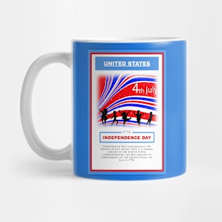 Independence Day - United States - For 4th of july - Print Design Poster - 1706208 Mug